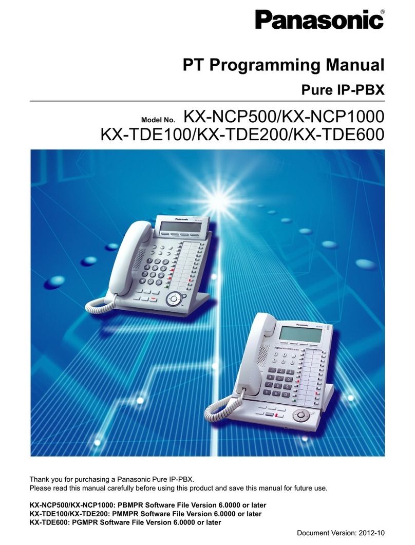 Panasonic KX-NCP500 Owner's manual