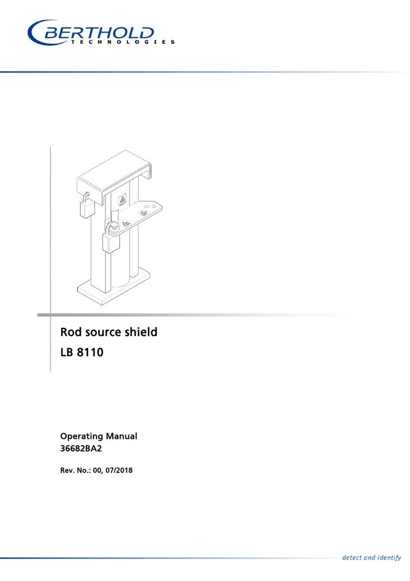 BERTHOLD TECHNOLOGIES LB 8110 operating manual