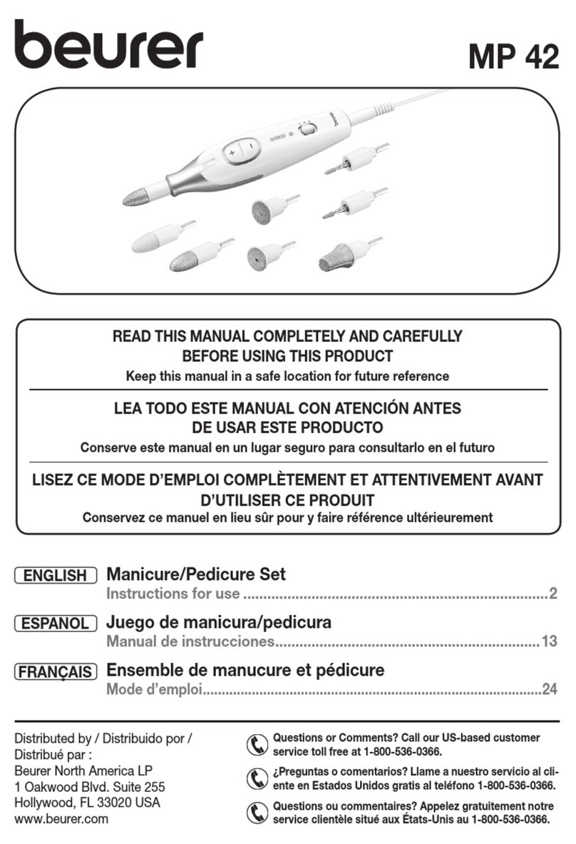 Beurer MP 42 User manual