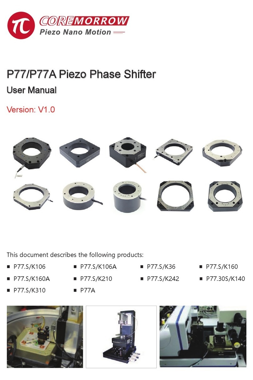 Coremorrow P77 user manual