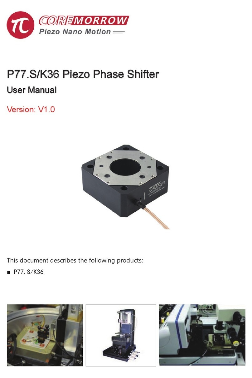 Coremorrow P77.S/K36 user manual