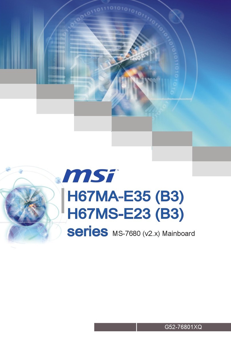 MSI H67MA-E35 series User manual