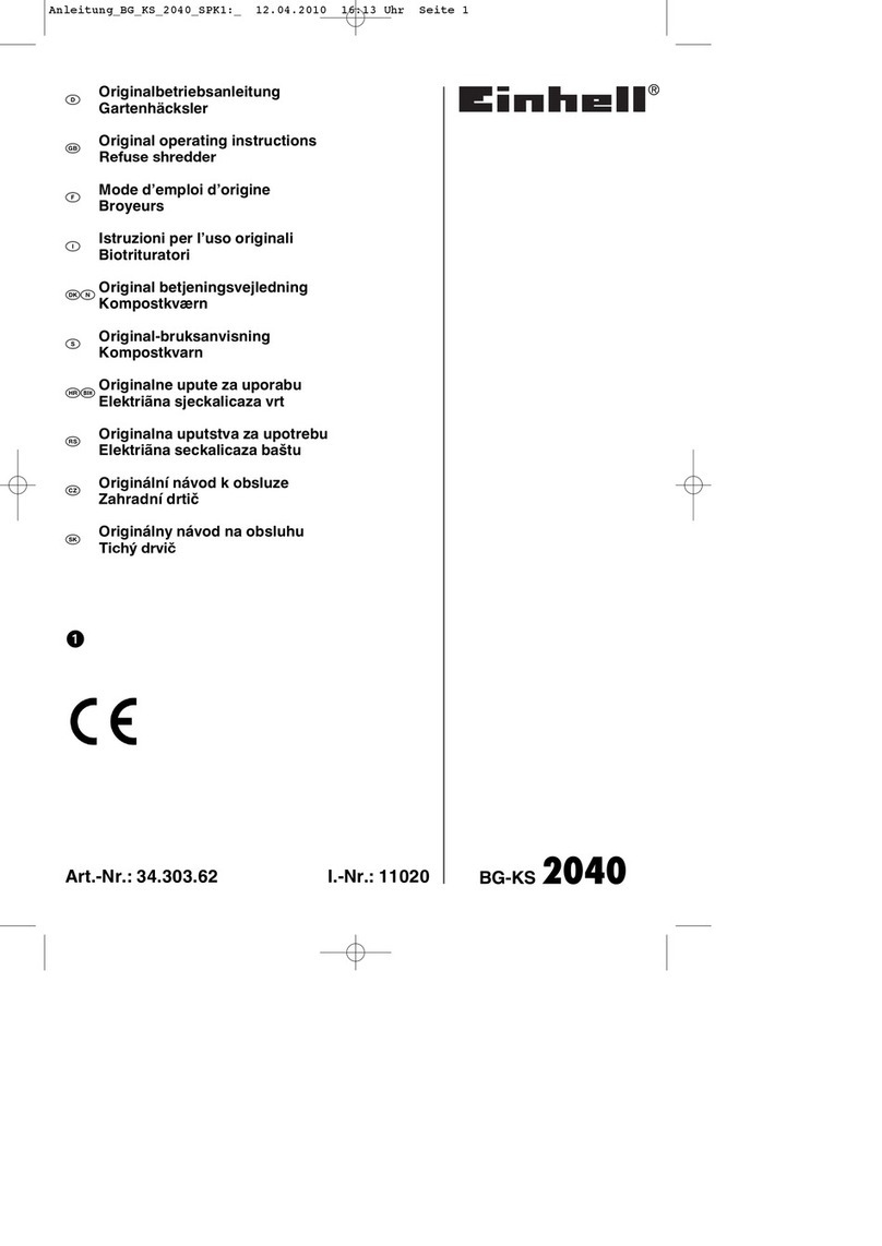 EINHELL BG-KS 2040 Original operating instructions
