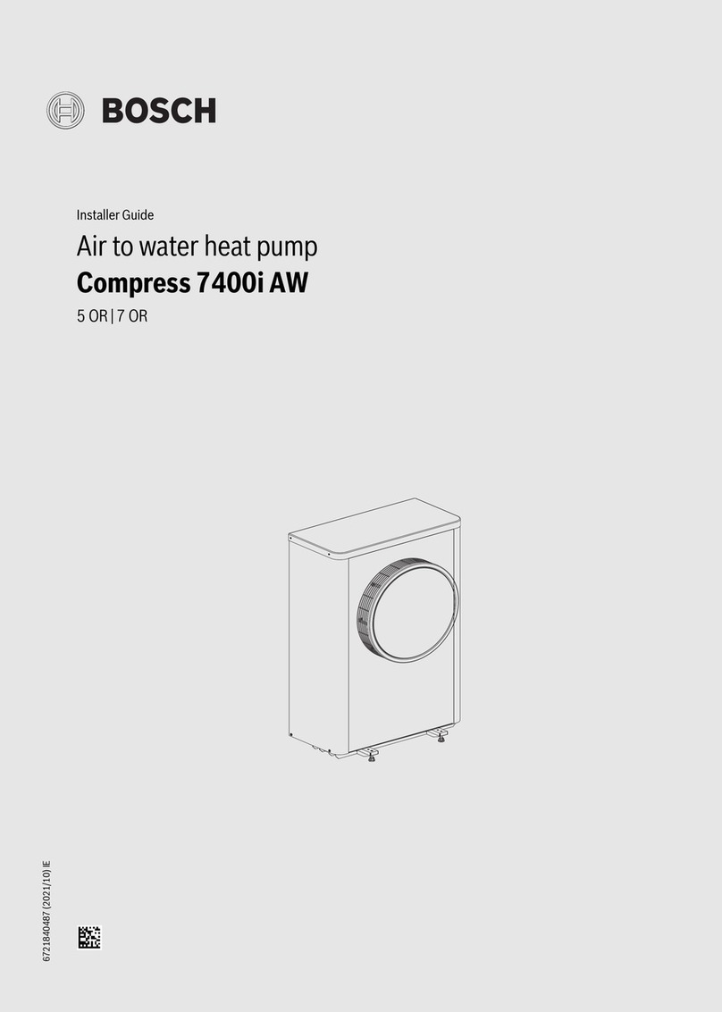 Bosch Compress 7400i AW 5 OR Installer's guide
