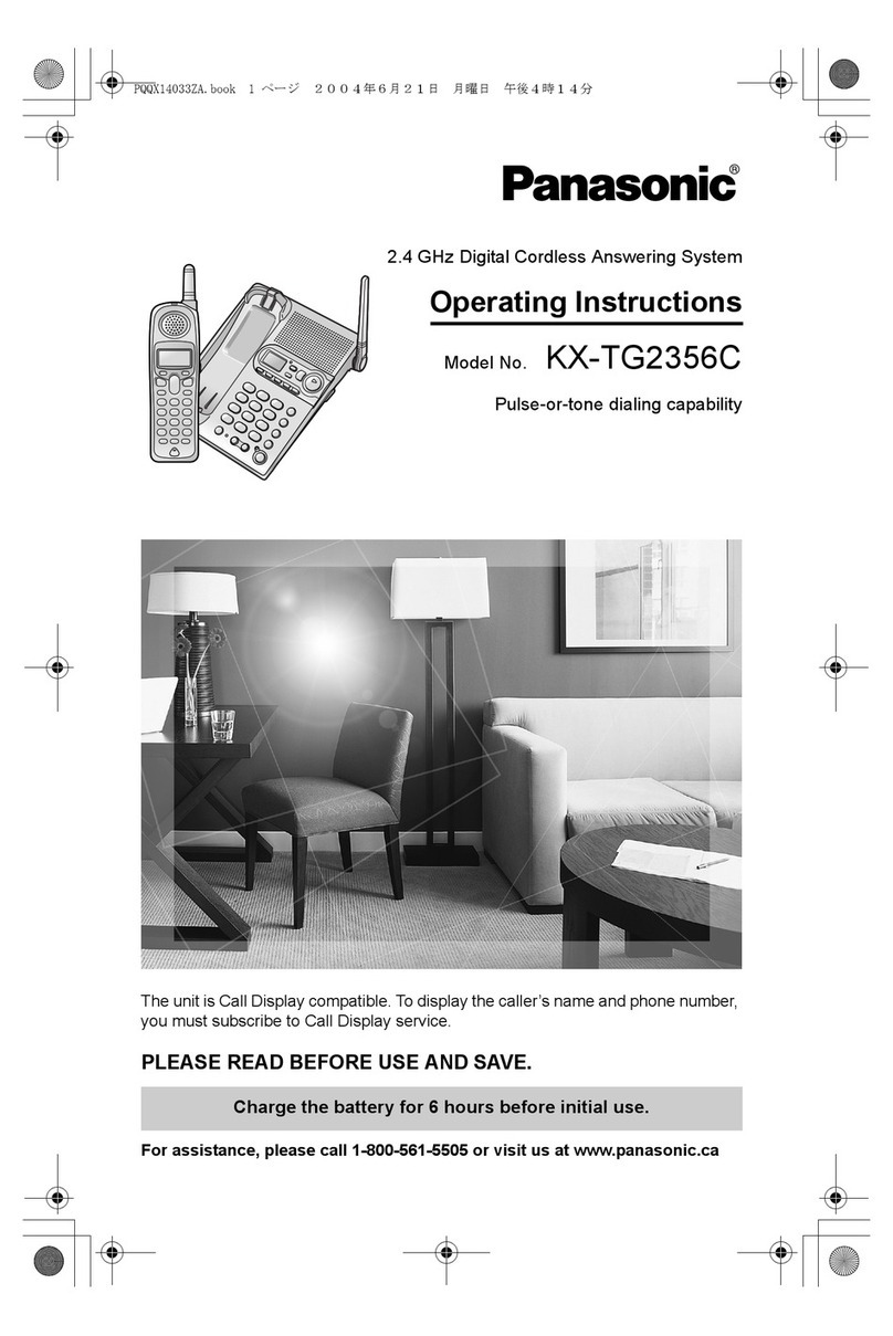 Panasonic KX-TG2356C operating instructions
