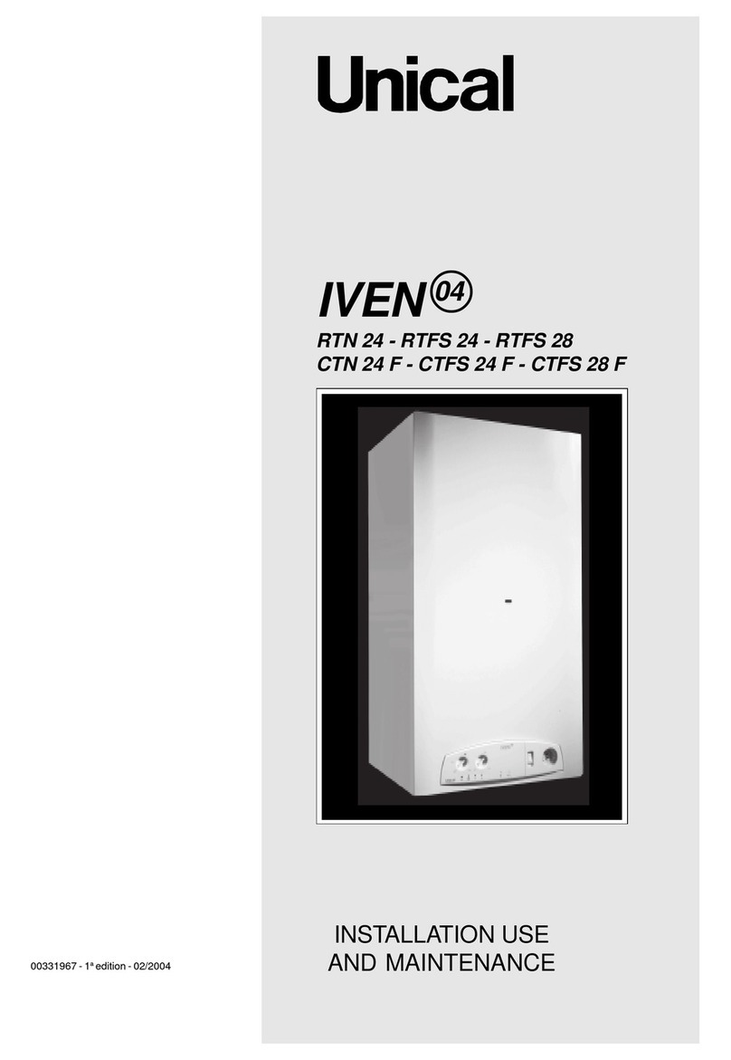 Unical IVEN 04 RTN 24 Installation, use and maintenance