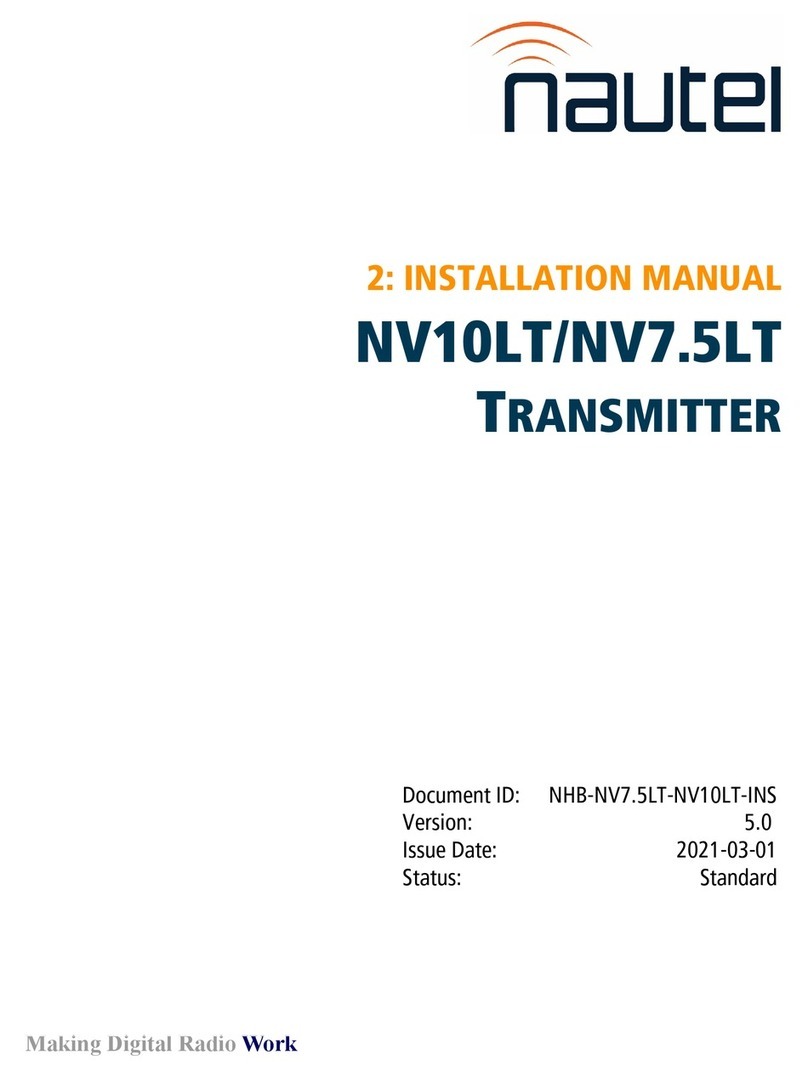 Nautel NV10LT User manual