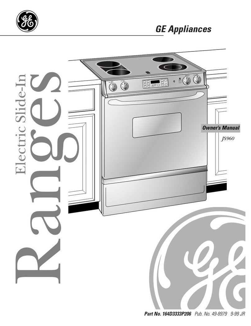 GE JS960 User manual