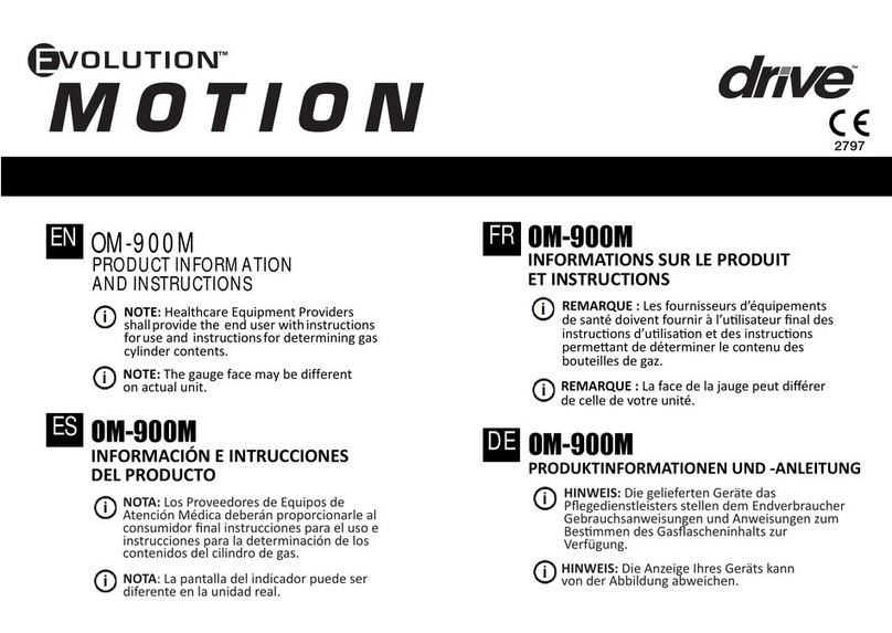 Evolution MOTION OM-900M PRODUCT INFORMATION AND INSTRUCTIONS