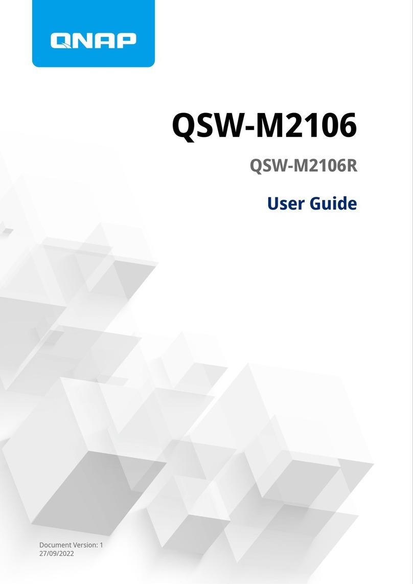 QNAP QSW-M2106R User manual QNAP QSW-M2106R User manual