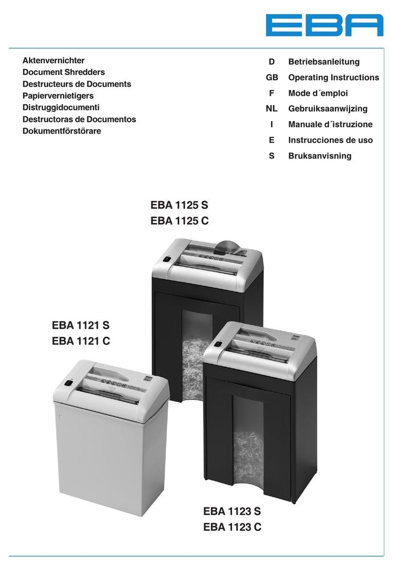 EBA 1125 C User manual