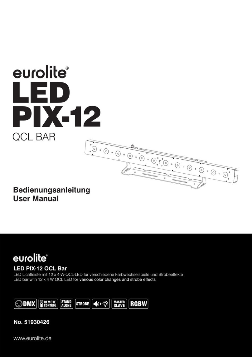 EuroLite LED PIX-12 QCL BAR user manual