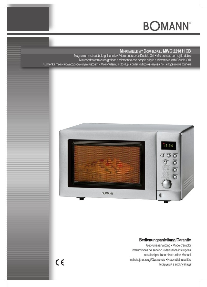 BOMANN MWG 2218 H CB instruction manual