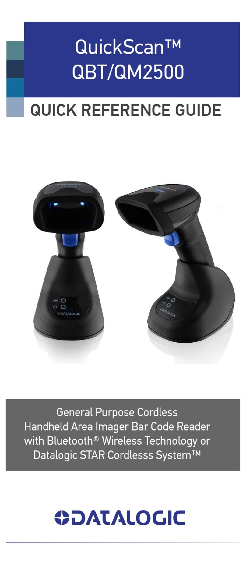 Datalogic QuickScan QBT2500 Quick reference guide