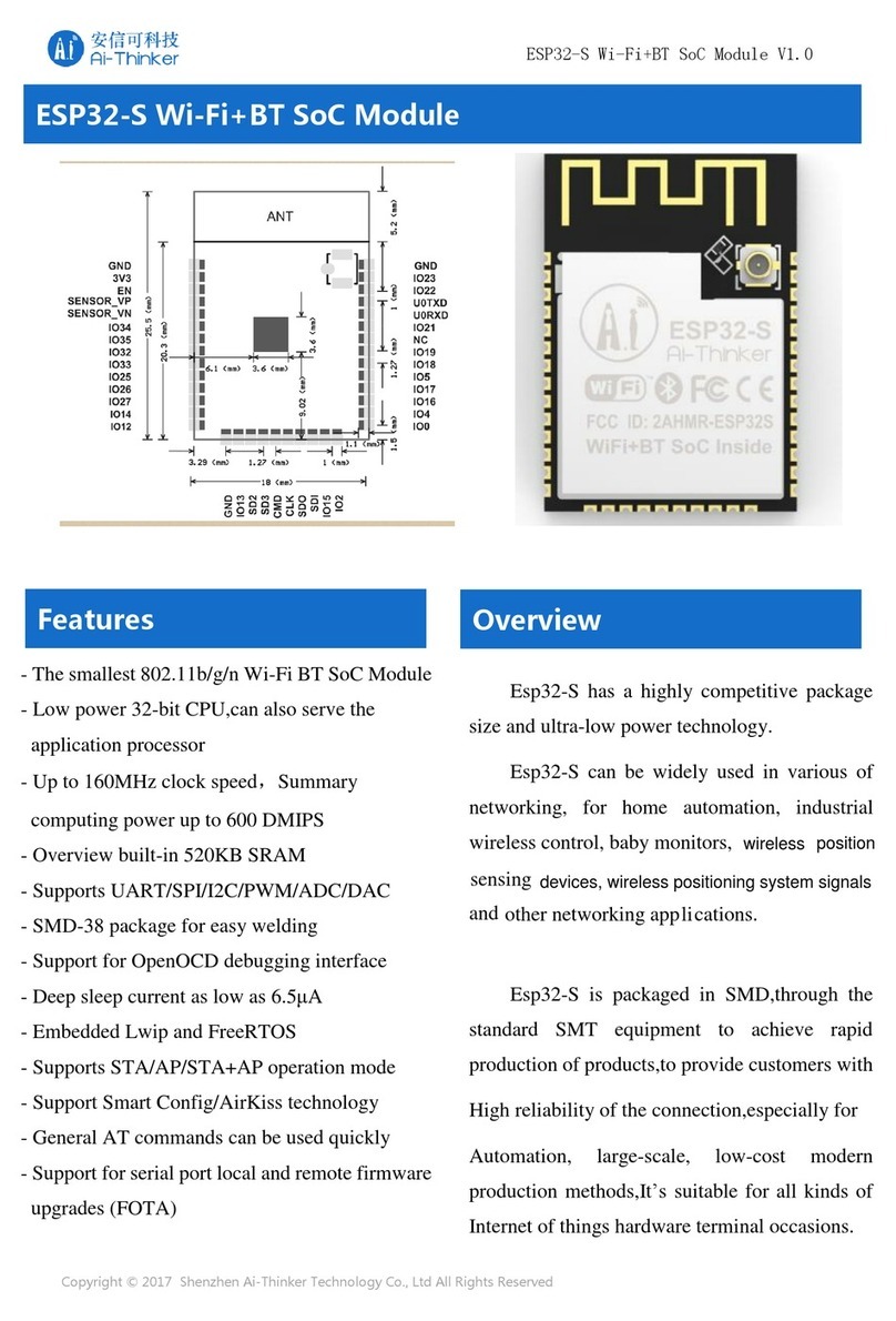 Ai-Thinker ESP32-S manual