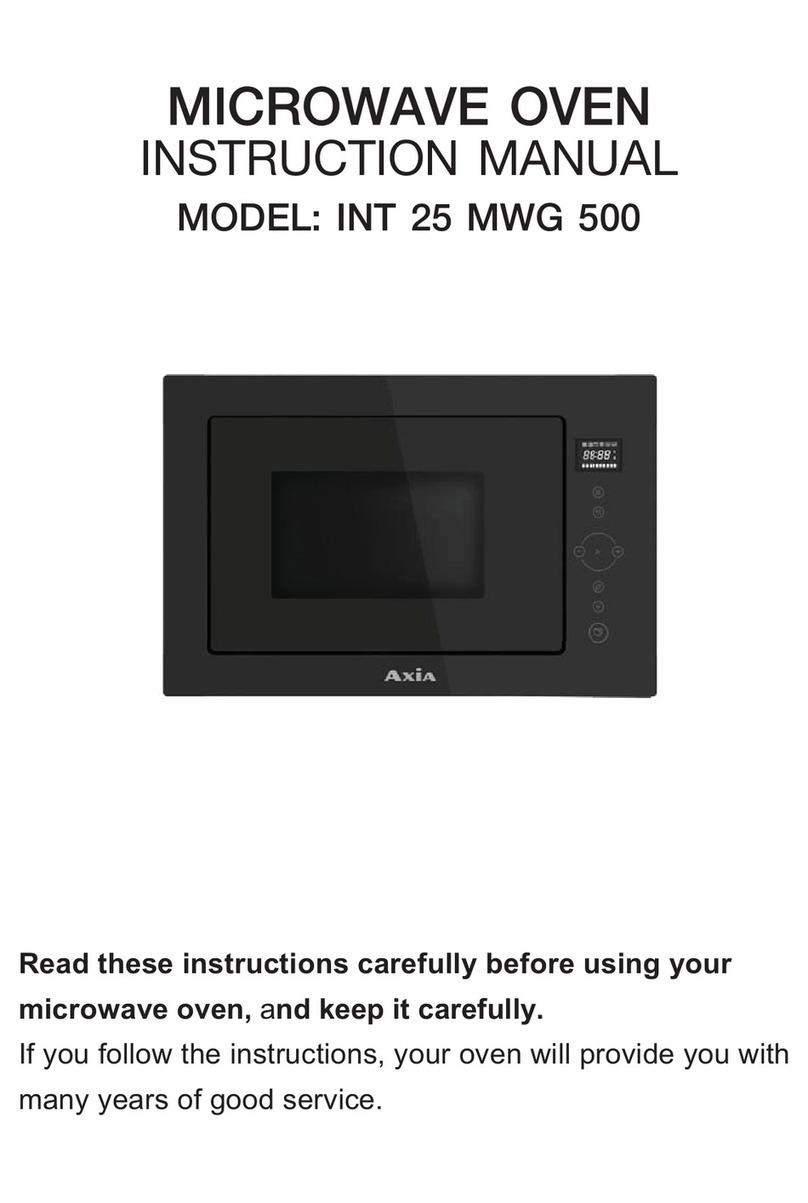 Axia INT 25 MWG 500 instruction manual Axia INT 25 MWG 500 instruction manual
