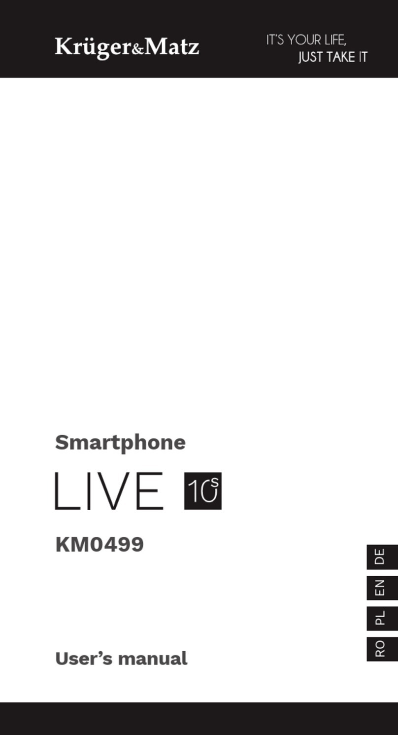 Krüger & Matz LIVE 10S User manual Krüger & Matz LIVE 10S User manual