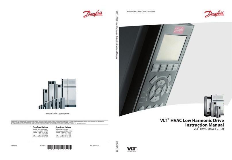 Danfoss VLT HVAC FC 100 User manual Danfoss VLT HVAC FC 100 User manual