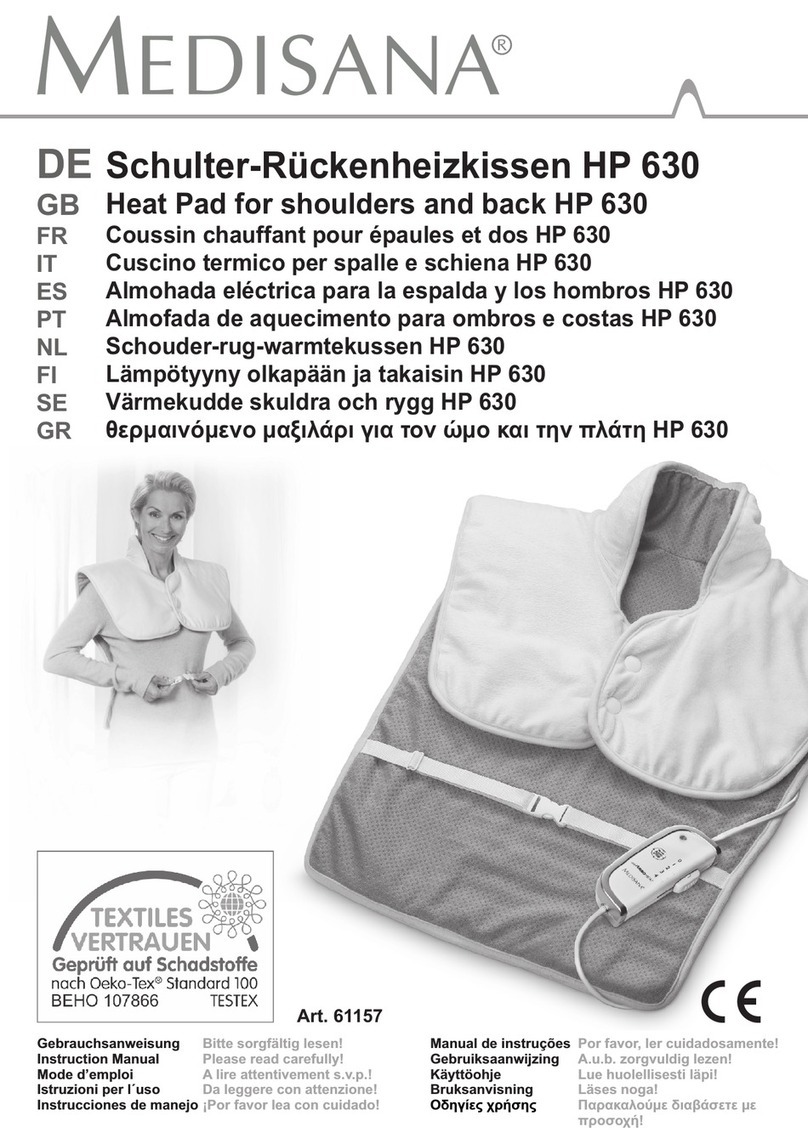Medisana HP 630 instruction manual