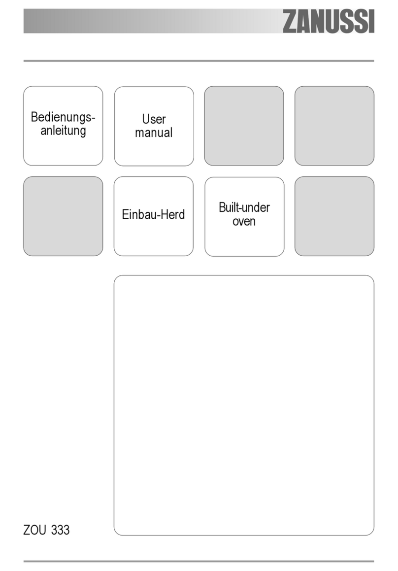 Zanussi ZOU 333 User manual