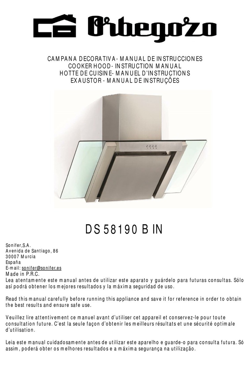 Orbegozo DS 58190 B IN User manual