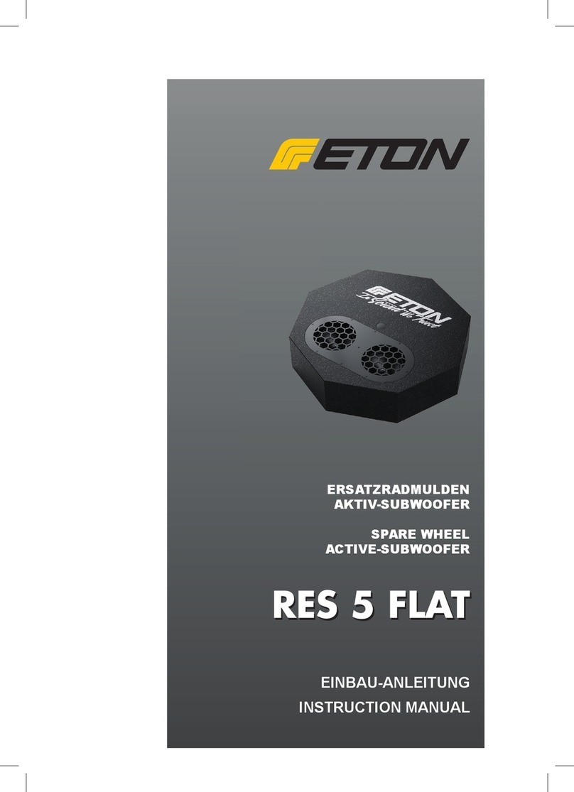 Eton RES 5 FLAT instruction manual