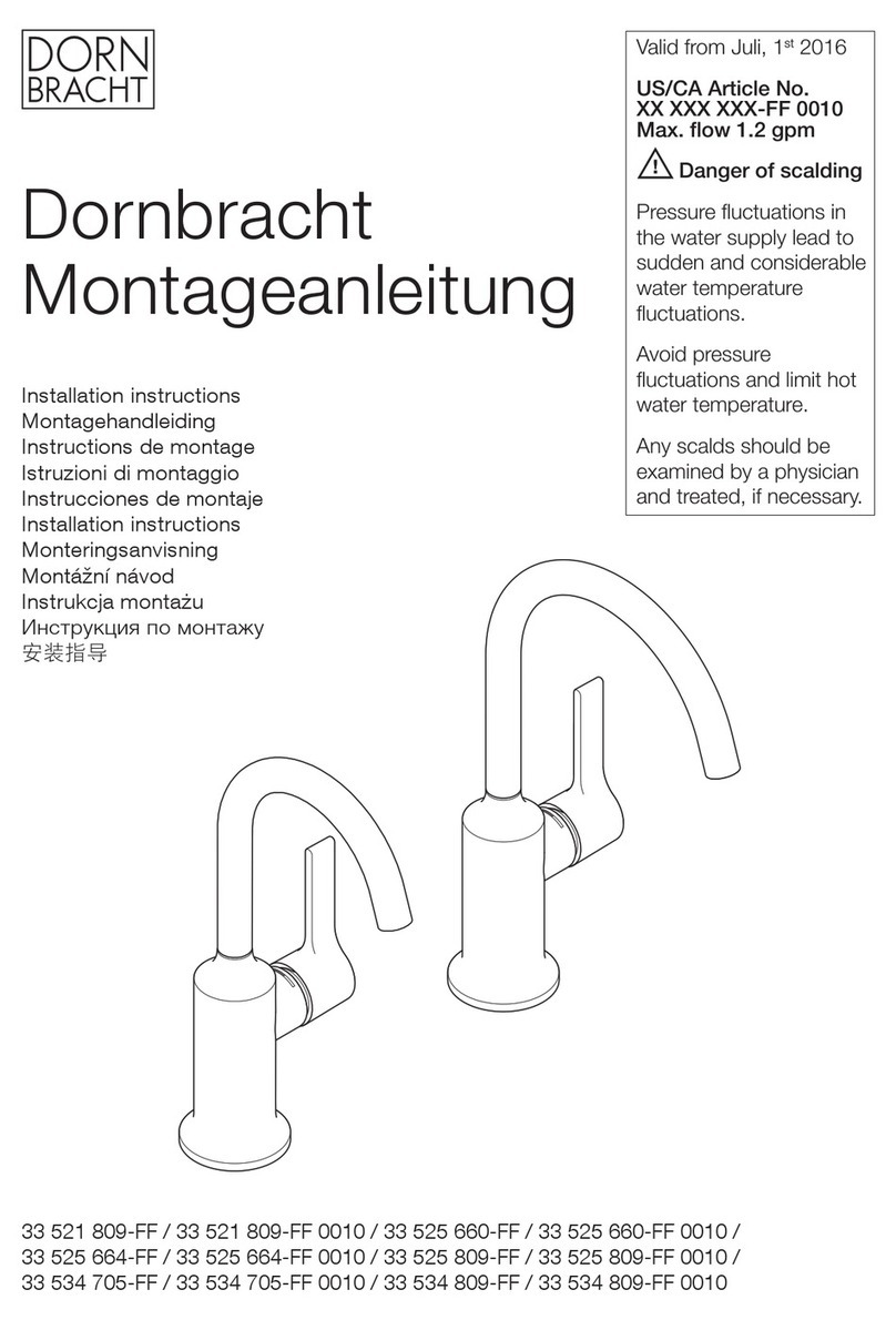 Dornbracht VAIA 33 521 809-FF 0010 User manual