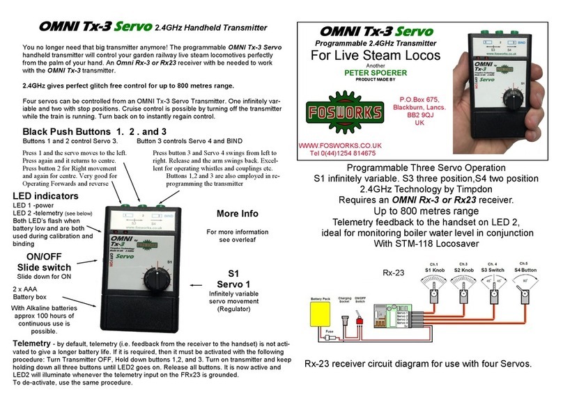 Fosworks OMNI Tx-3 quick start guide