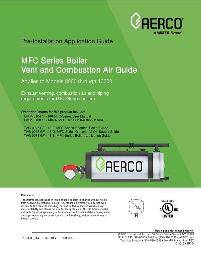 Watts AERCO MFC Series User guide Watts AERCO MFC Series User guide