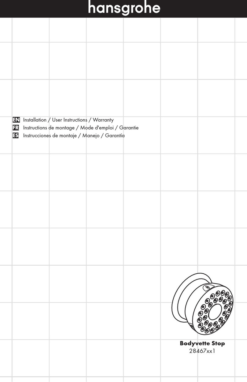 Hans Grohe Bodyvette Stop 28467 1 Series Instruction Manual