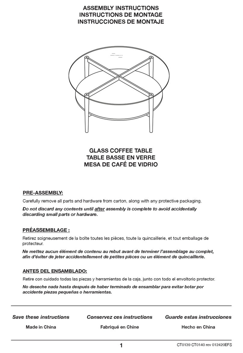 Henn&Hart CT0139 Assembly instructions