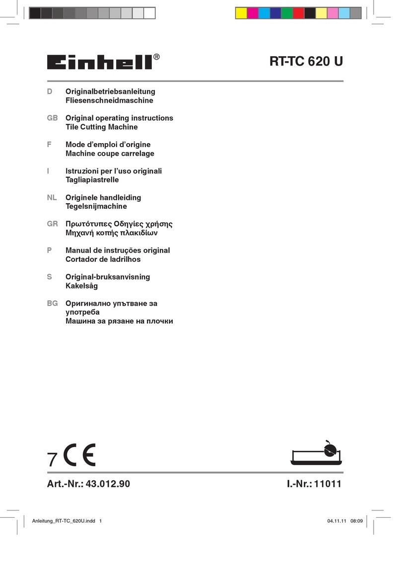 EINHELL RT-TC 620 U Original operating instructions