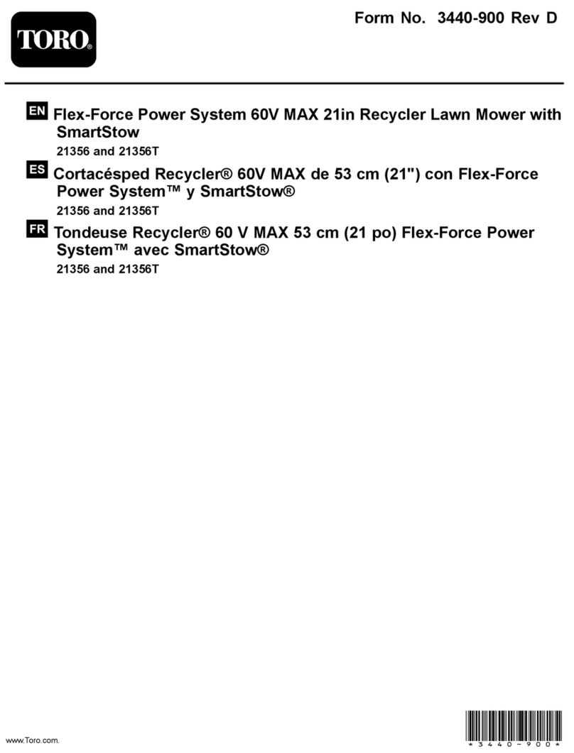 Toro Flex-Force Power System 21356T User manual Toro Flex-Force Power System 21356T User manual