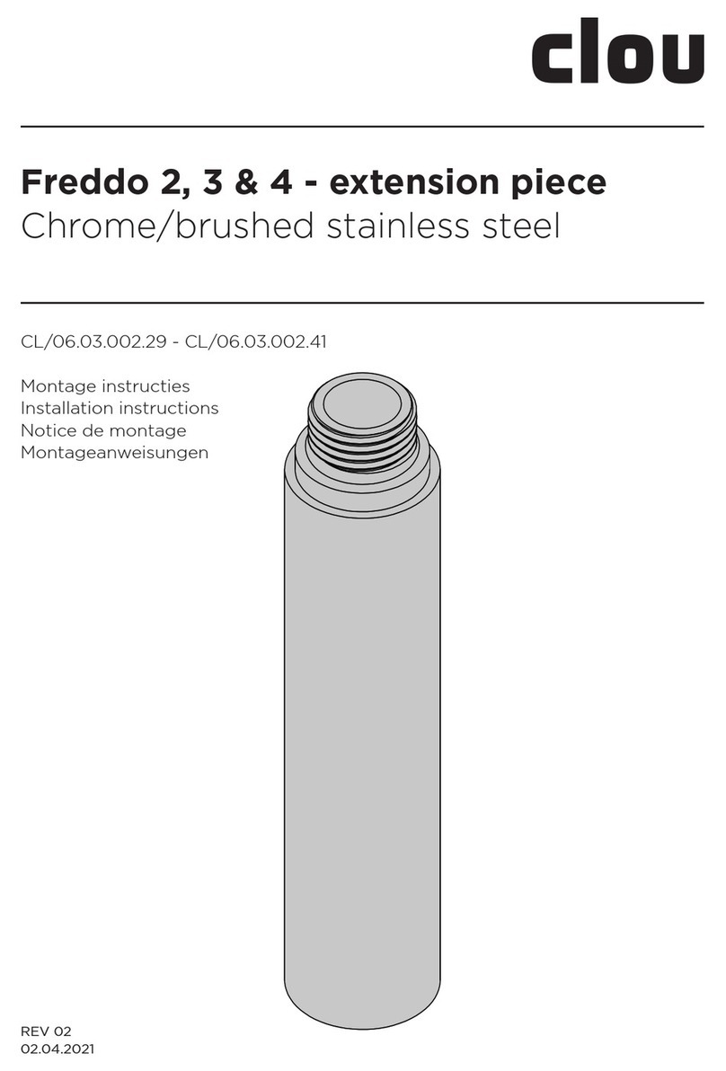 Clou FreddoCL/06.03.002.29 installation instructions