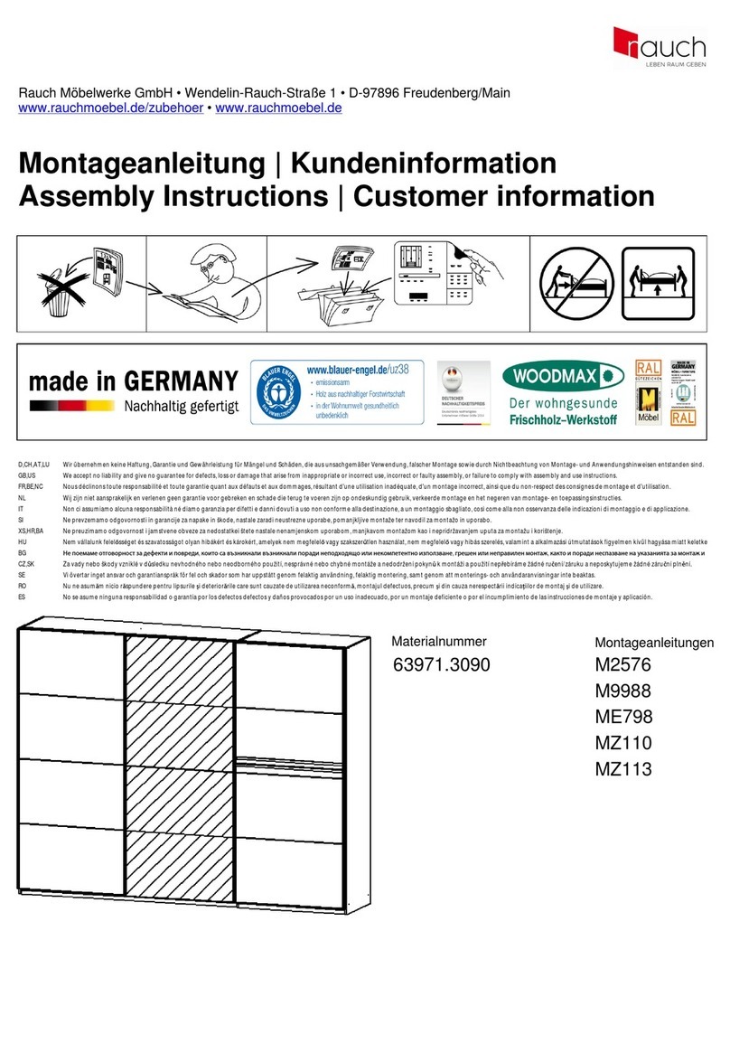 Rauch 63971.3090 Assembly instructions