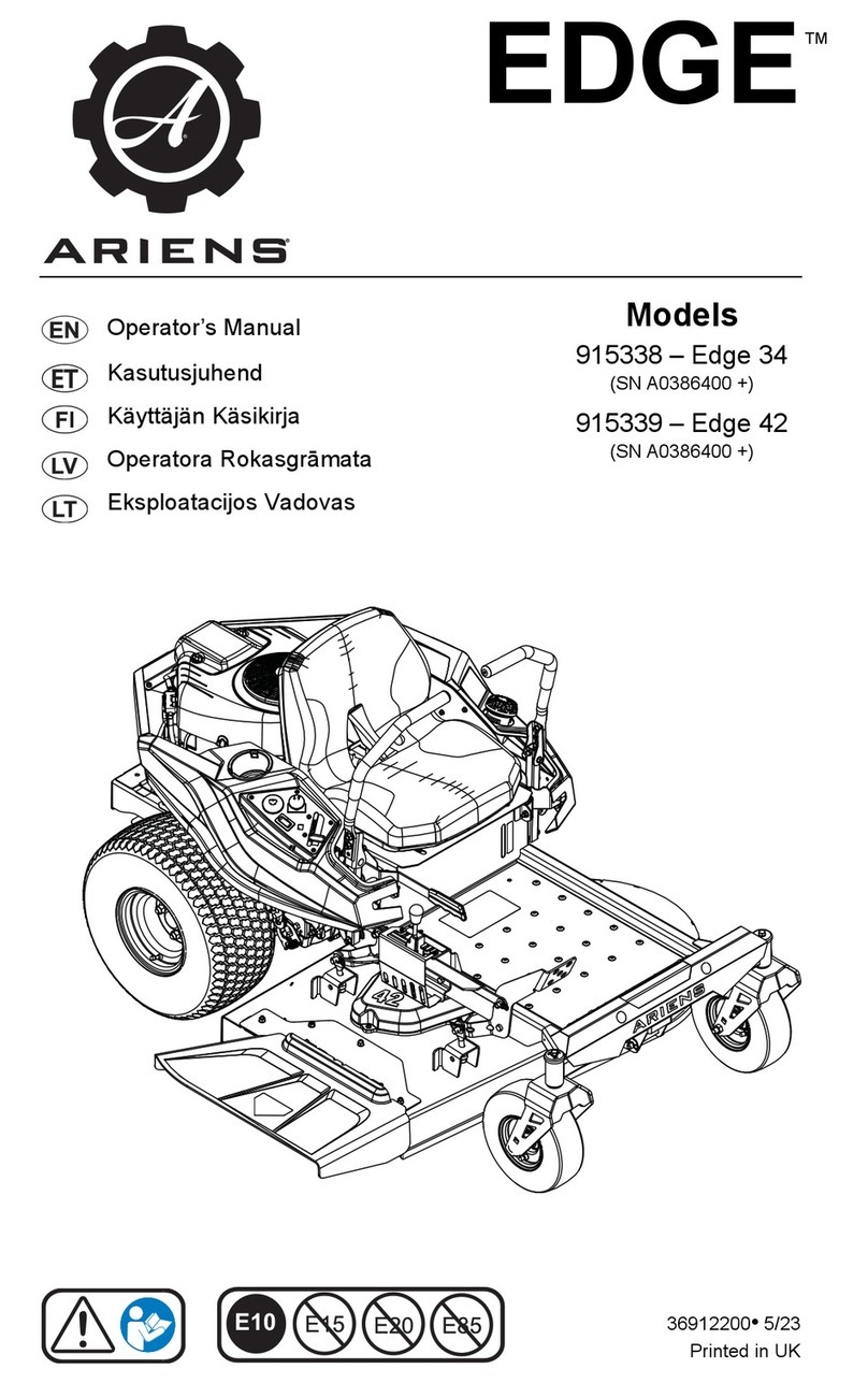 Ariens Edge 34 User manual