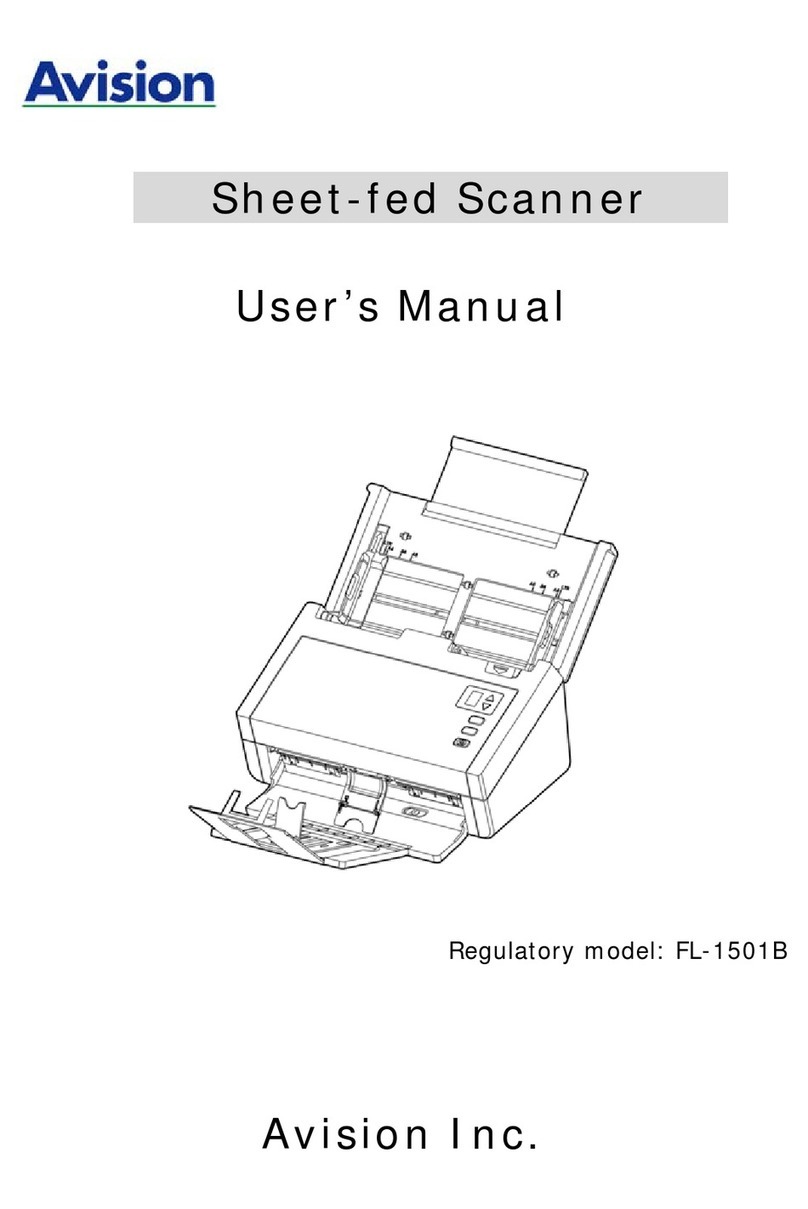 Avision AD250 user manual