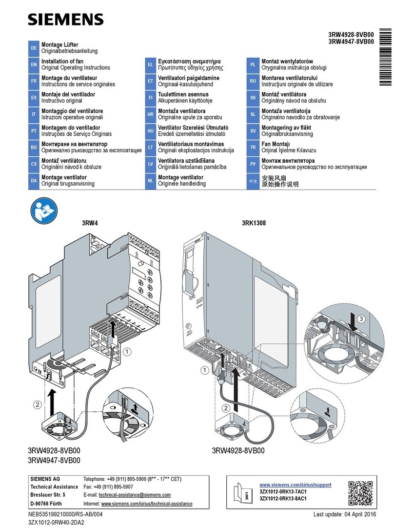 Siemens 3RW4947-8VB00 User manual
