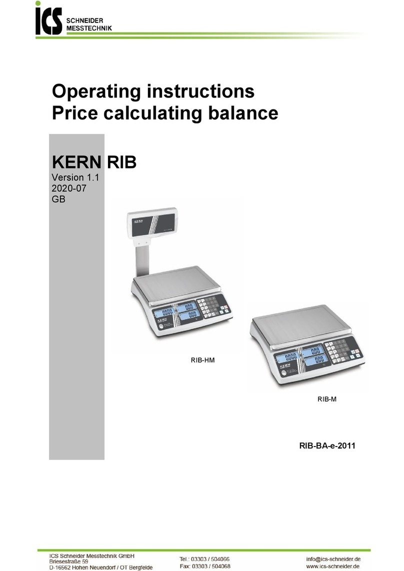 KERN RIB User manual
