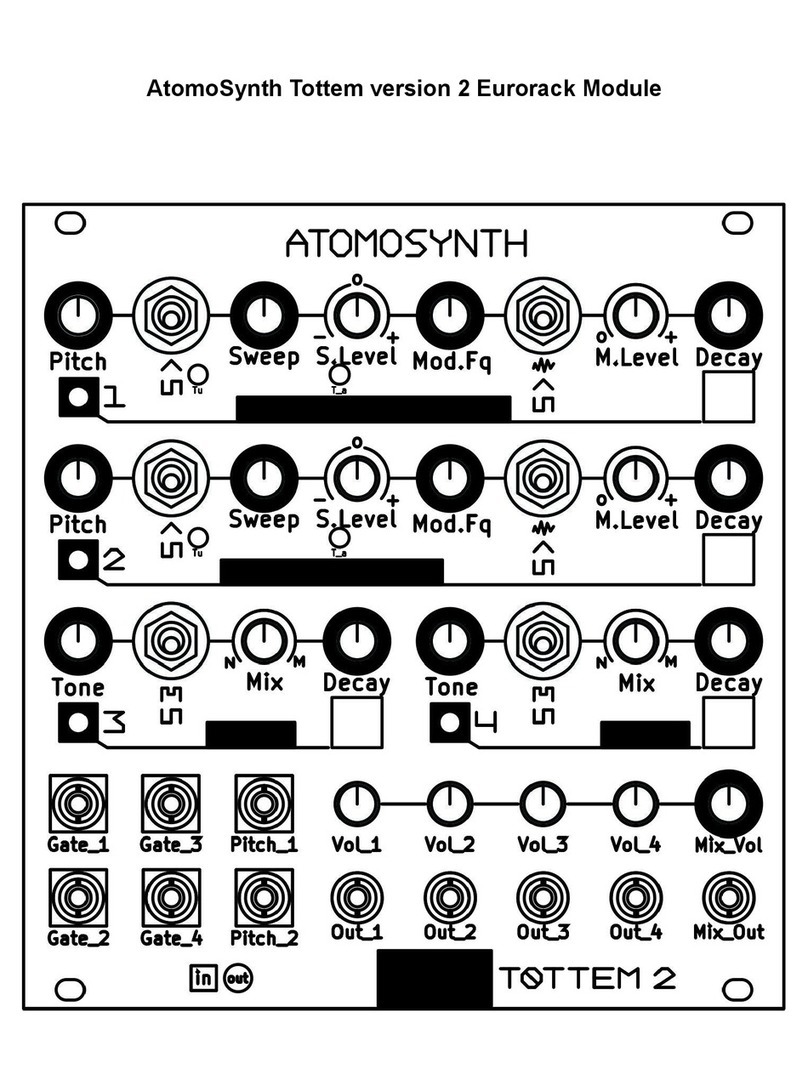 AtomoSynth TOTTEM 2 quick start guide
