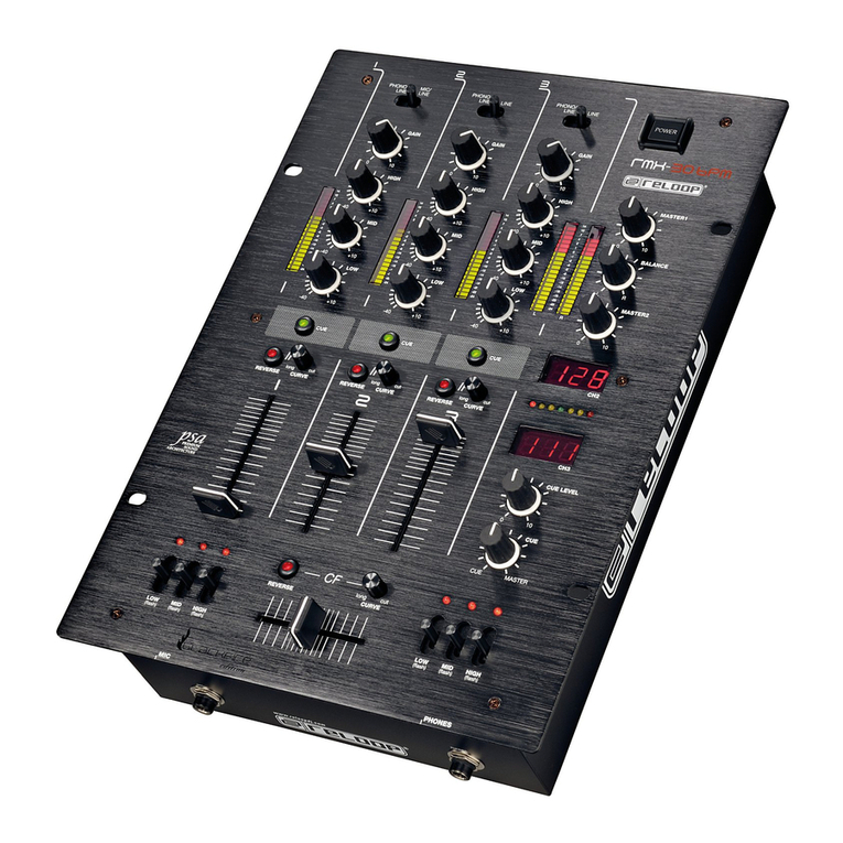 Reloop RMX-30 BPM BlackFire Edition user manual