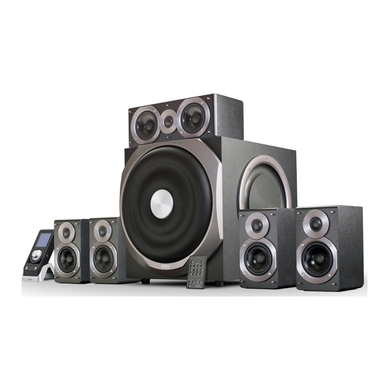 EDIFIER S550 encore user manual