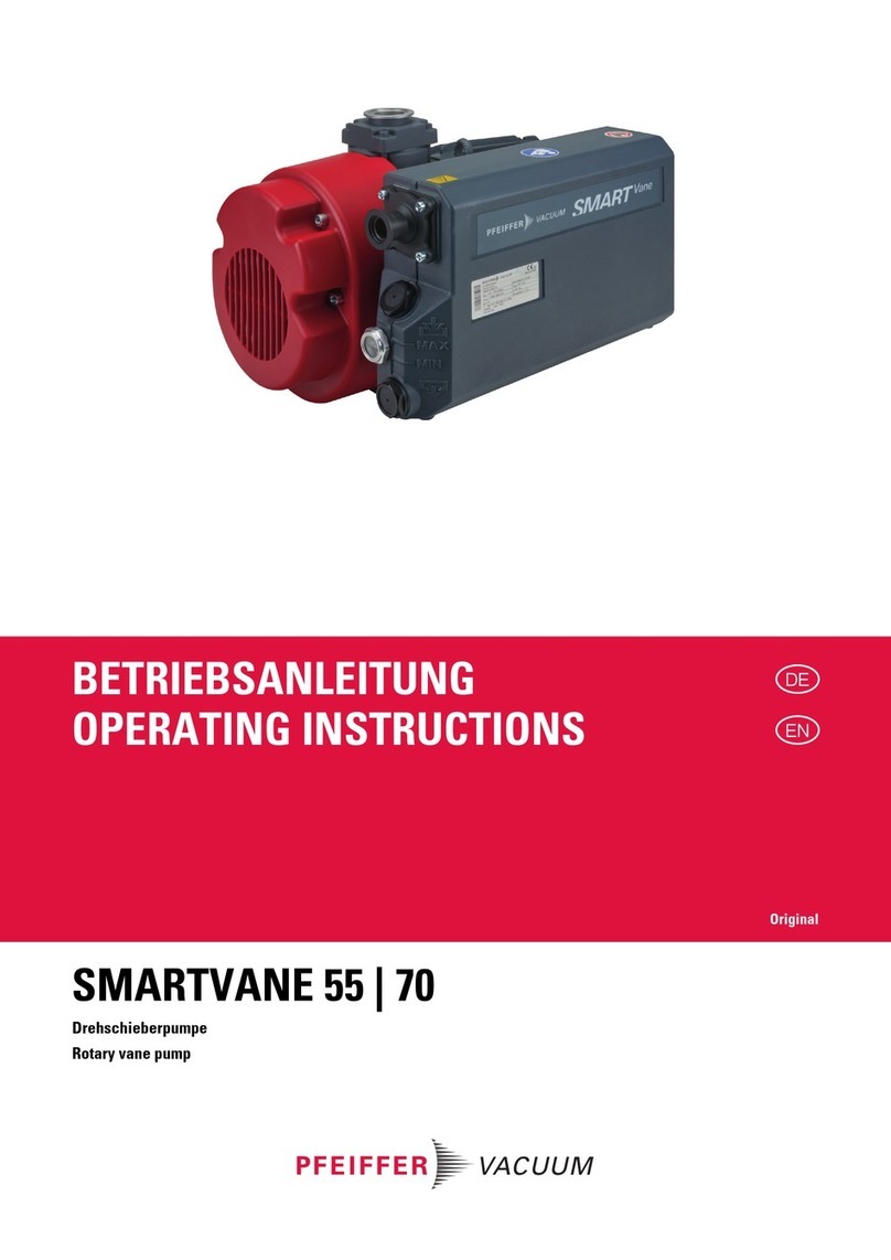 Pfeiffer Vacuum SMARTVANE 55 User manual Pfeiffer Vacuum SMARTVANE 55 User manual