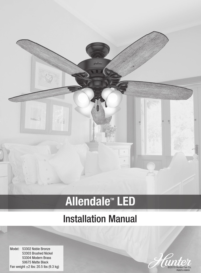 Hunter Allendale 53302 User manual
