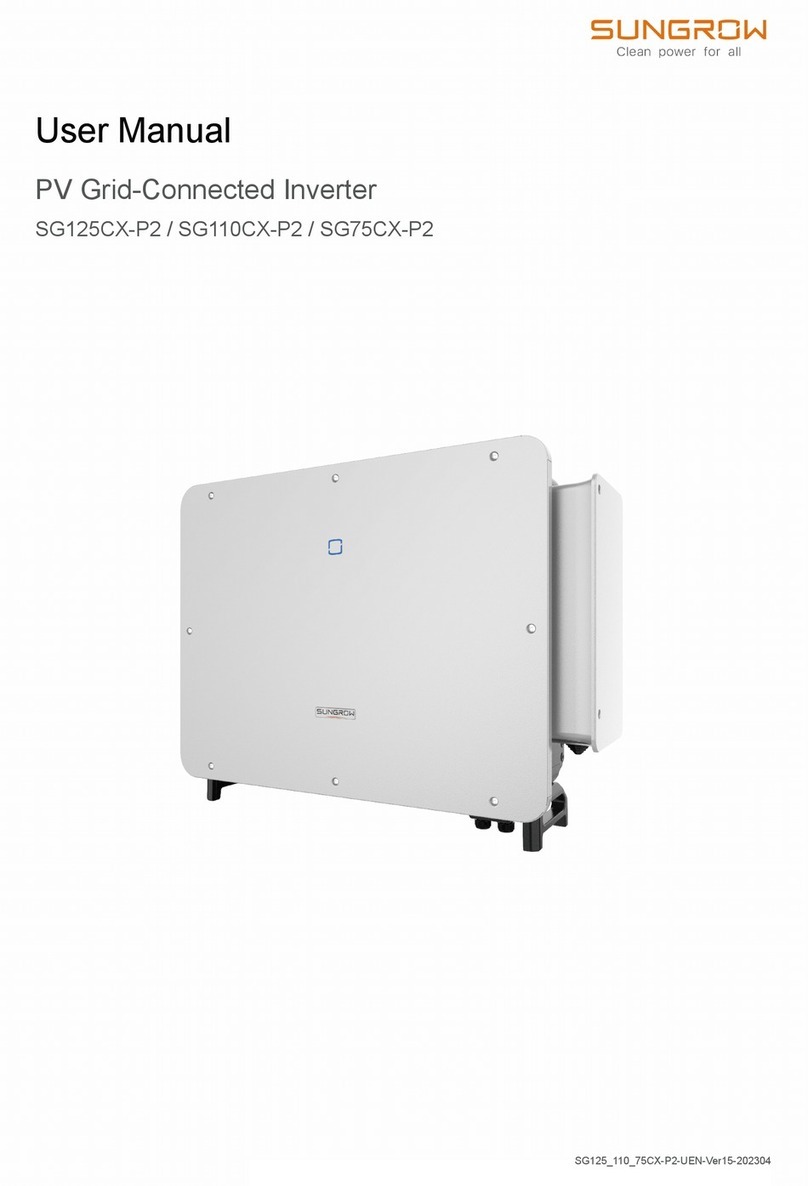 Sungrow SG125CX-P2 user manual