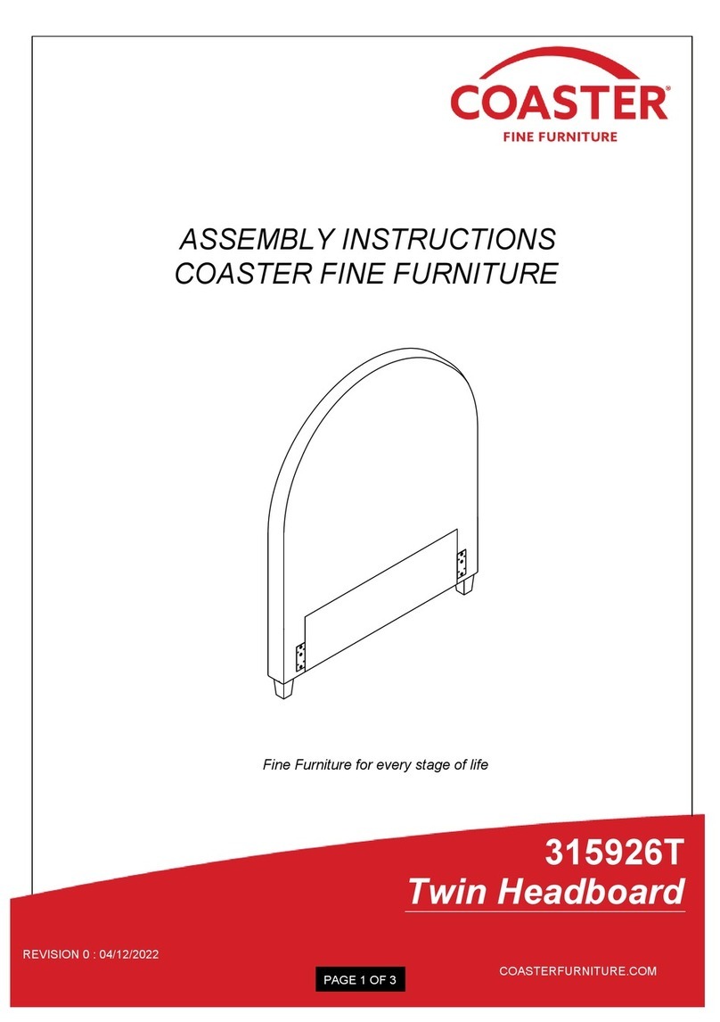Coaster June 315926T User manual