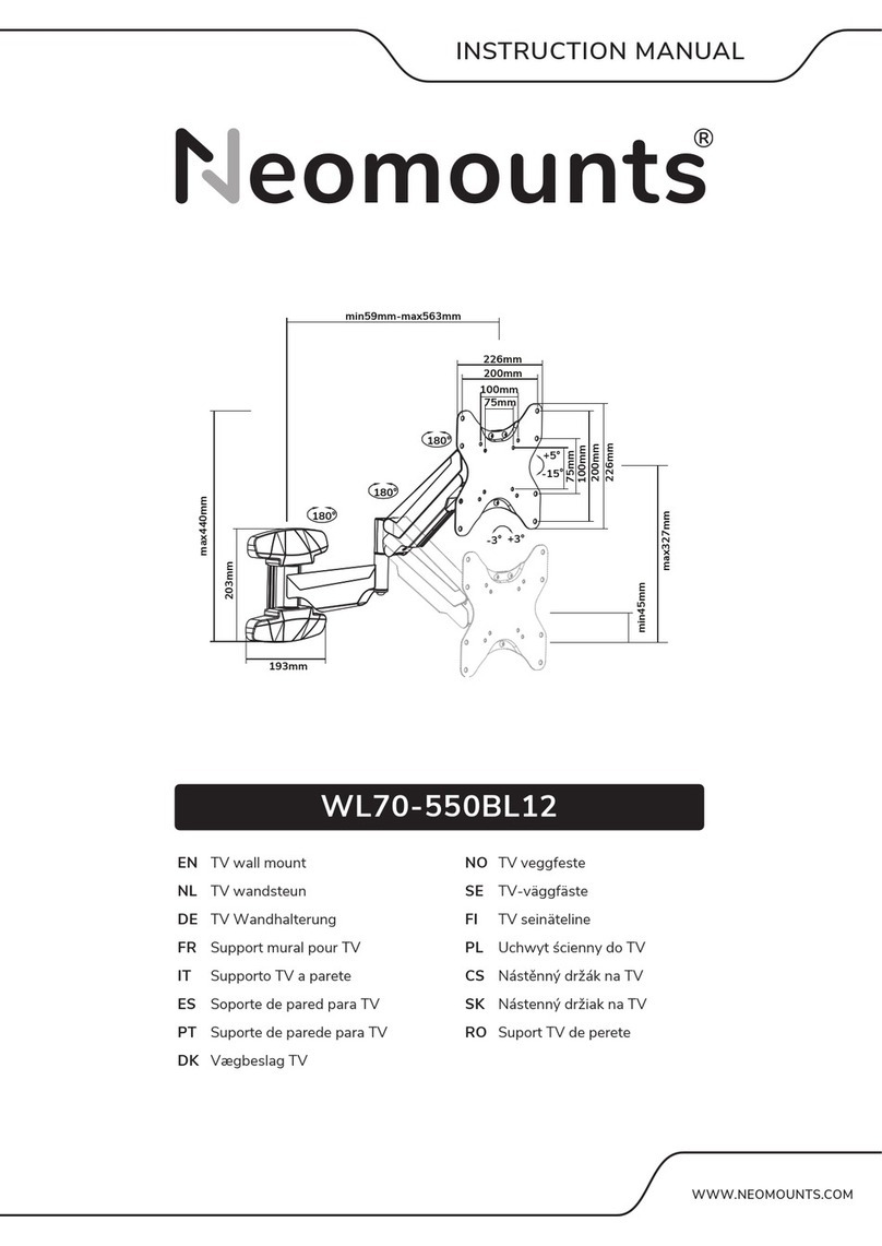 NeoMounts WL70-550BL12 User manual