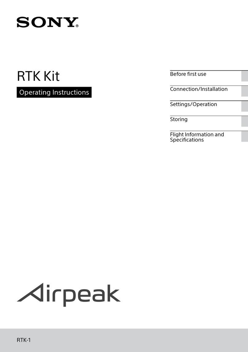 Sony Airpeak RTK-1 operating instructions