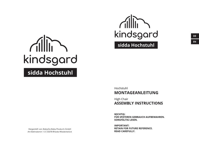 kindsgard SIDDA Assembly instructions