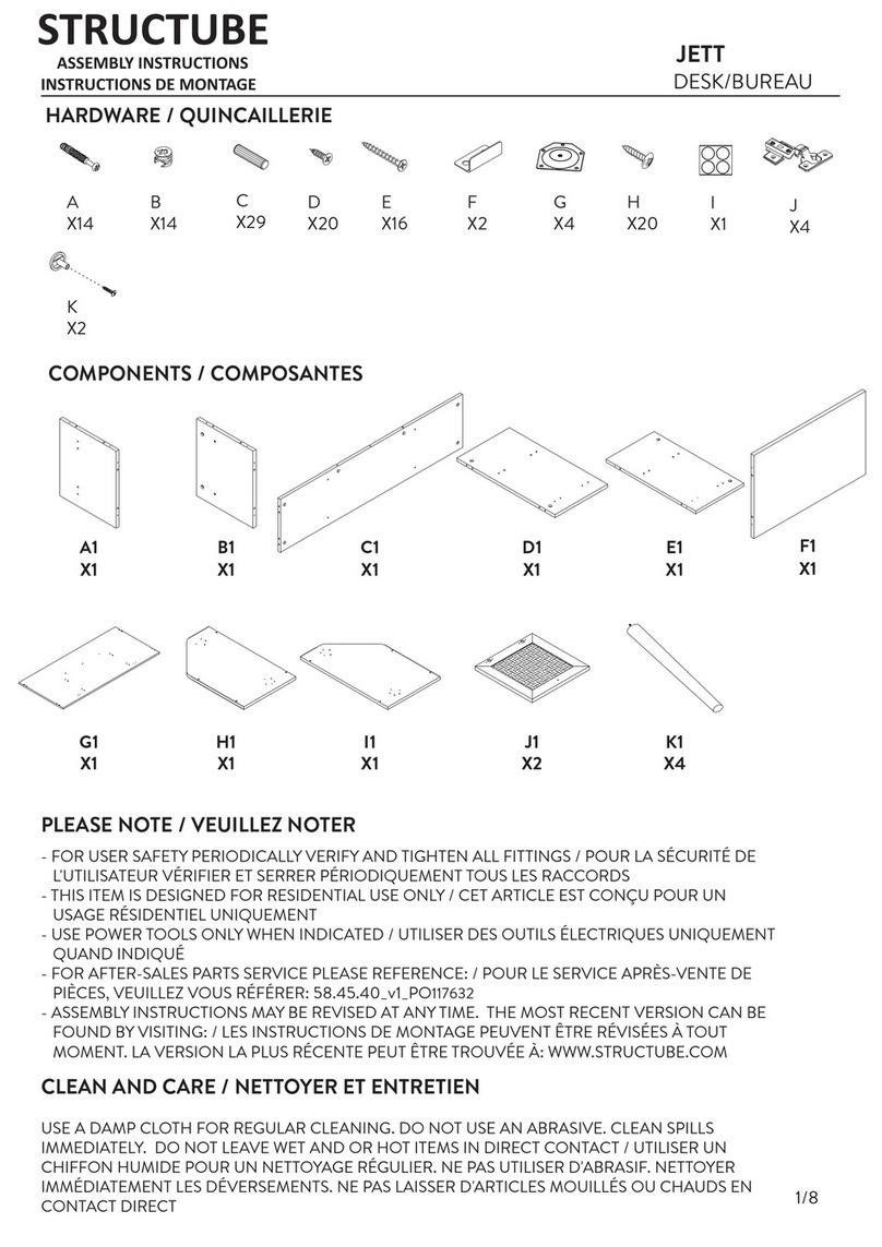 STRUCTUBE JETT User manual STRUCTUBE JETT User manual